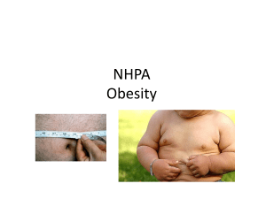 NHPA Obesity