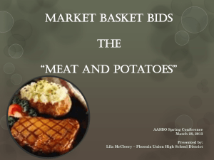 Market Basket Bids the