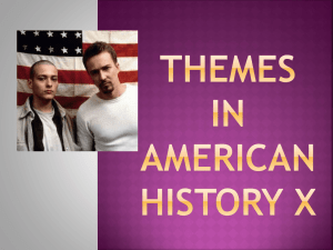 Themes in American History X - Year11VCE
