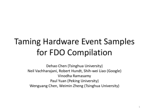Taming Performance Counters for Sample FDO