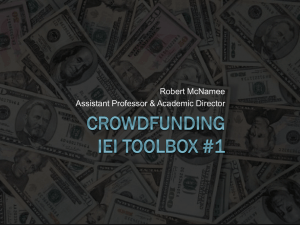 Crowdfunding IEI Toolbox #1