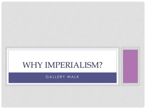 Why Imperialism: Stations Activity