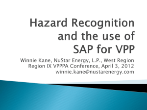 What is Hazard Recognition? - VPPPA