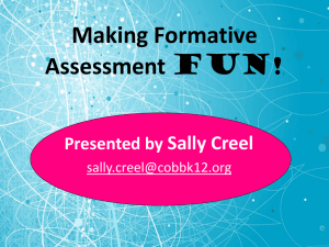 Foldable Formative Assessments Presentation