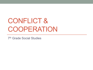 Conflict Cooperation ppt - Seaford School District, Seaford