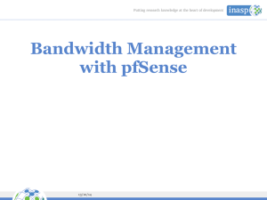 Unit 11 Bandwidth Management With pfSense