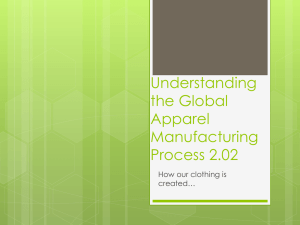 Understanding the Global Apparel Manufacturing Process PPT