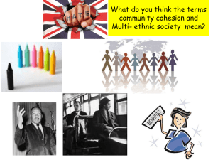 Multi-ethnic society and community cohesion_2014
