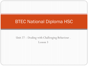 BTE National Diploma HSC