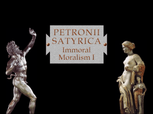Petronius Satyricon 1