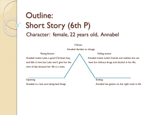 Outline: Short Story (1st P)