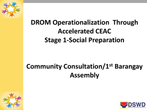 3.3_Community Consultation 1st Barangay