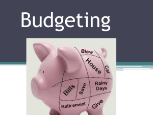 Budgeting module (PowerPoint 423.43 KB)