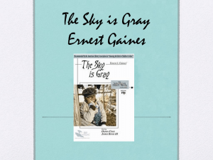 The sky is gray ppt