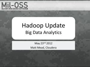 Hadoop - Mil-OSS