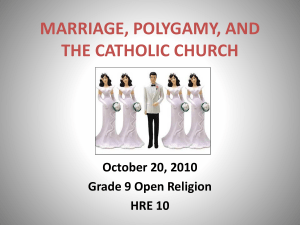 Why Polygamy? - kingscollege.net