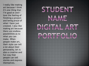 digital portfolio example.ppt