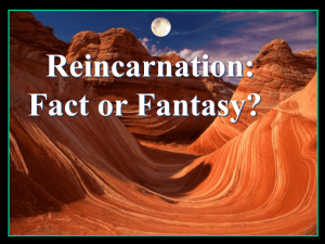 Reincarnation ccd 20.. - The Spiritual Scientist