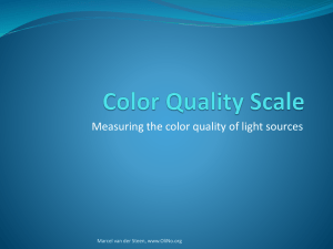 Color Quality Scale