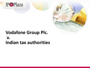 Vodafone Group Plc. v. Indian tax authorities