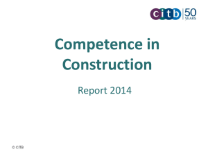 Competence in construction presentation