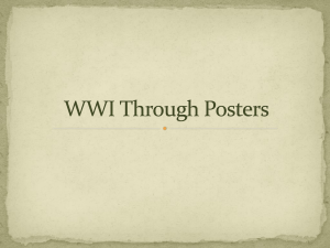 WWI Through Posters