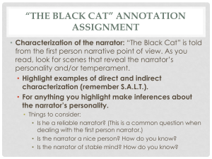 *The Black Cat* Annotation Assignment