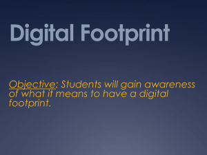 Week 2 digital footprint - Digital Citizenship