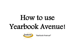 How to use Yearbook Avenue! - Martineau`s Message Board!