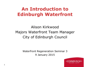 An Introduction to Edinburgh Waterfront