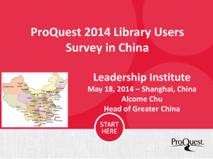 ProQuest - HKU Libraries