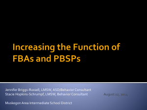 FBA AND PSBP PLANS