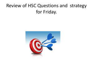 HSC QUESTIONS - General Education @ Gymea