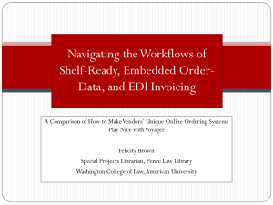 Navigating the Workflows of Shelf-Ready, Embedded Order