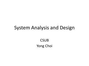 Systems development process