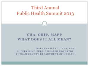 CHA, CHIP, MAPP – What does it all mean?