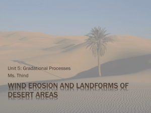 Wind Erosion and Landforms of Desert Areas