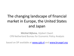The changing landscape of financial market in Europe, the United