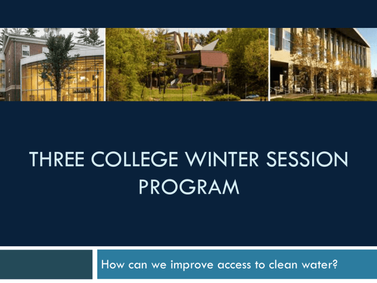 Winter Session Presentation Three College Collaboration