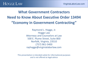 Economy in Government Contracting