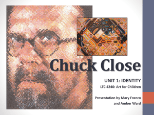 Chuck Close - Art for Children