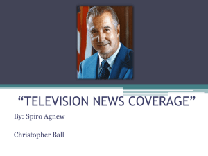TELEVISION NEWS COVERAGE