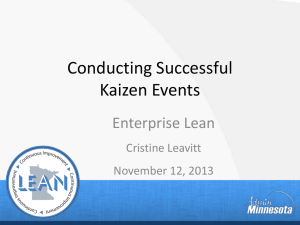 2013-Presentation-Leavitt - Performance Excellence Network