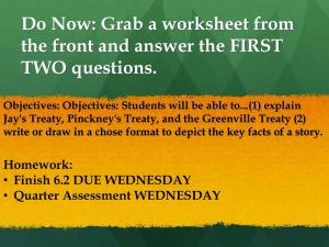 Do Now: Grab a worksheet from the front and answer the FIRST
