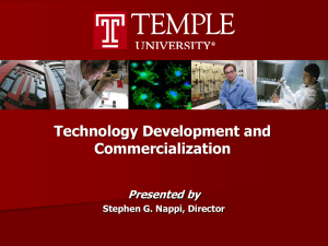 Technology Development and Commercialization