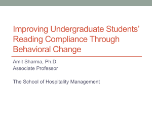 Reading Compliance Through - Schreyer Institute for Teaching
