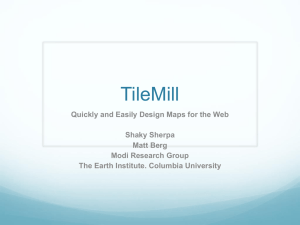 TileMill Presentation SIPA