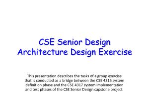 Architecture Design Exercise
