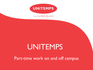 Unitemps - University of Nottingham