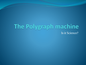 The Polygraph machine